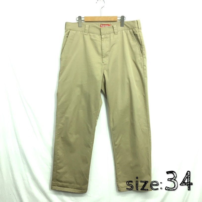 【現金特価】 Pant★34★Khaki Work 22ss/22fw : KZ6248★Supreme ステッカー付 ワークパンツ ツールポケット付 シュプリーム ワークパンツ、ペインターパンツ 【現金特価】 Pant★34★Khaki Work 22ss/22fw : KZ6248★Supreme ステッカー付 ワークパンツ ツールポケット付 シュプリーム ワークパンツ、ペインターパンツ
