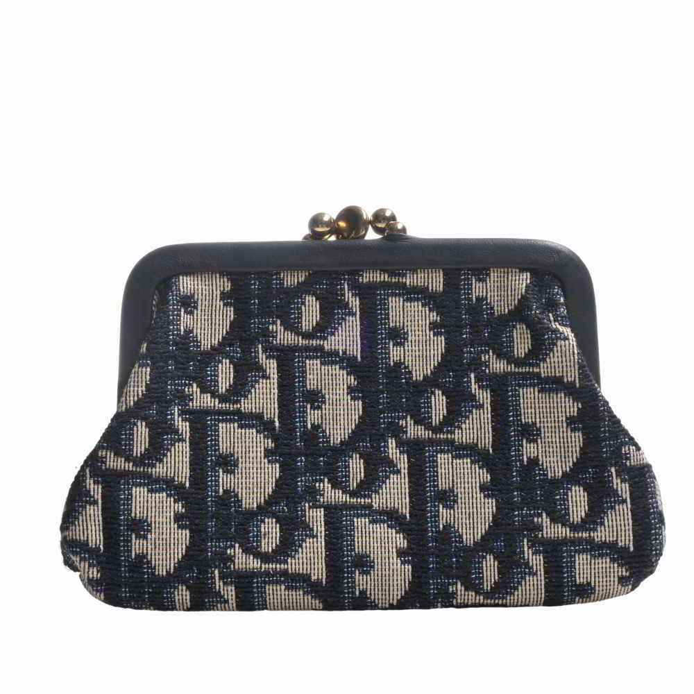 Christian Dior クリスチャンディオール トロッター キャンバス がま口