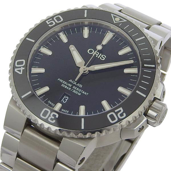 ORIS オリス アクイスデイト メンズ オートマ 7730 SS gg【時計