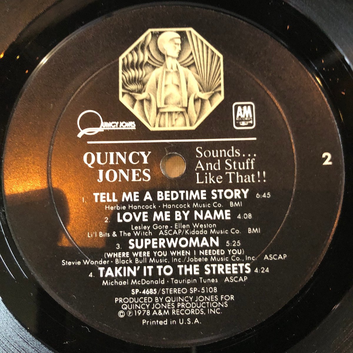 QuinQuincy Jones / Sounds ... And Stuff Like That!! LP A&M Records_画像5