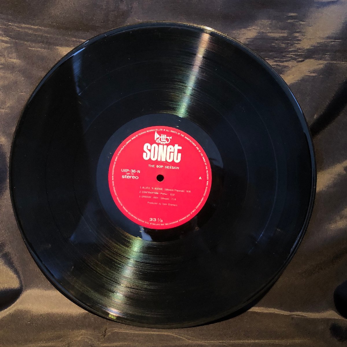 Dizzy Gillespie・Sonny Stitt・John Lewis・Percy Heath・Max Roach ・ Hank Jones / The Bop Session LP Sonet・TEICHIKU_画像4