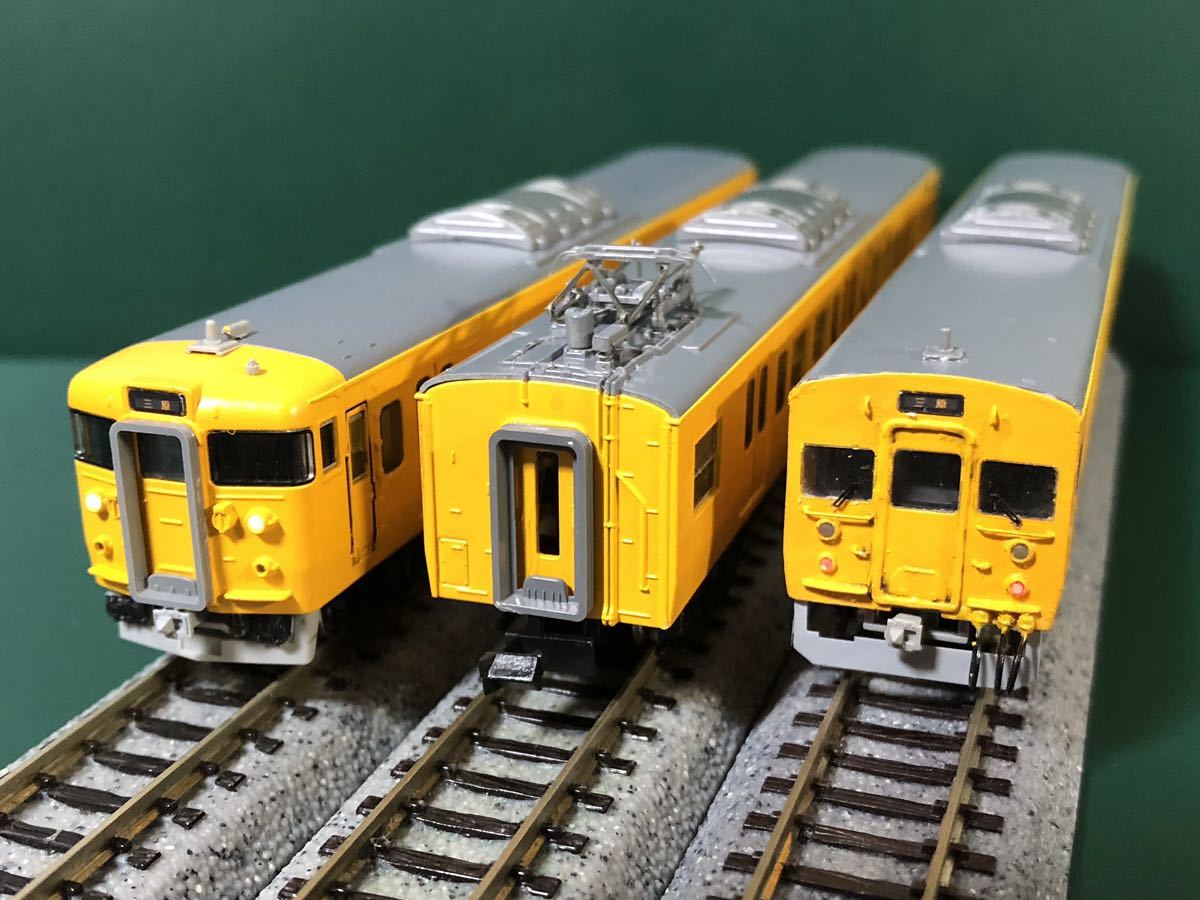 115系1000番台 岡山電車区 D-30編成 Nゲージ 精密加工品 自作加工品