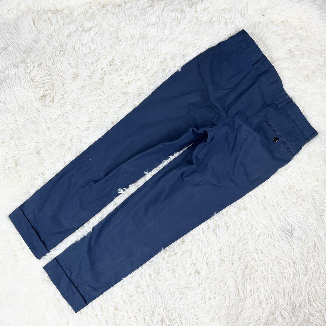 定価38万> stile latino スティレラティーノ コットン ネイビー