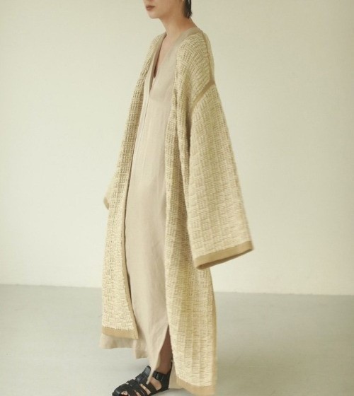 新品 定価2万2000円 TODAYFUL トゥデイフル Knit Jacquard Gown ニット