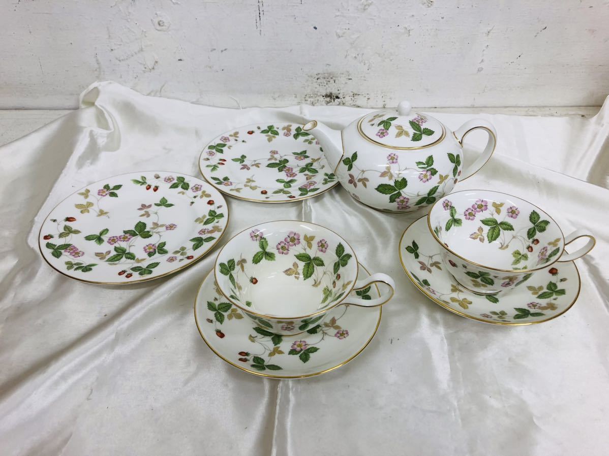h0620-16☆ 美品 / 洋食器 / WEDGWOOD /カップ&ソーサー /ティーポット