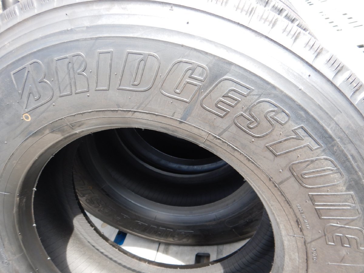  не использовался 4шт.@ цена *opaT7620#225/80R17.5 123/122L LT BRIDGESTONE R225* условия есть бесплатная доставка * земля гора летние шины средний грузовик Unic ребра 