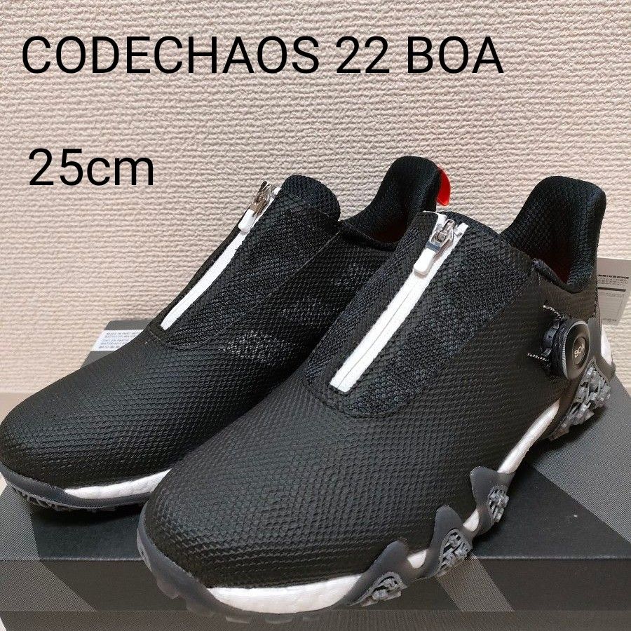 新品】ゴルフシューズ adidas コードカオス22 BOA GX3937 ブラック