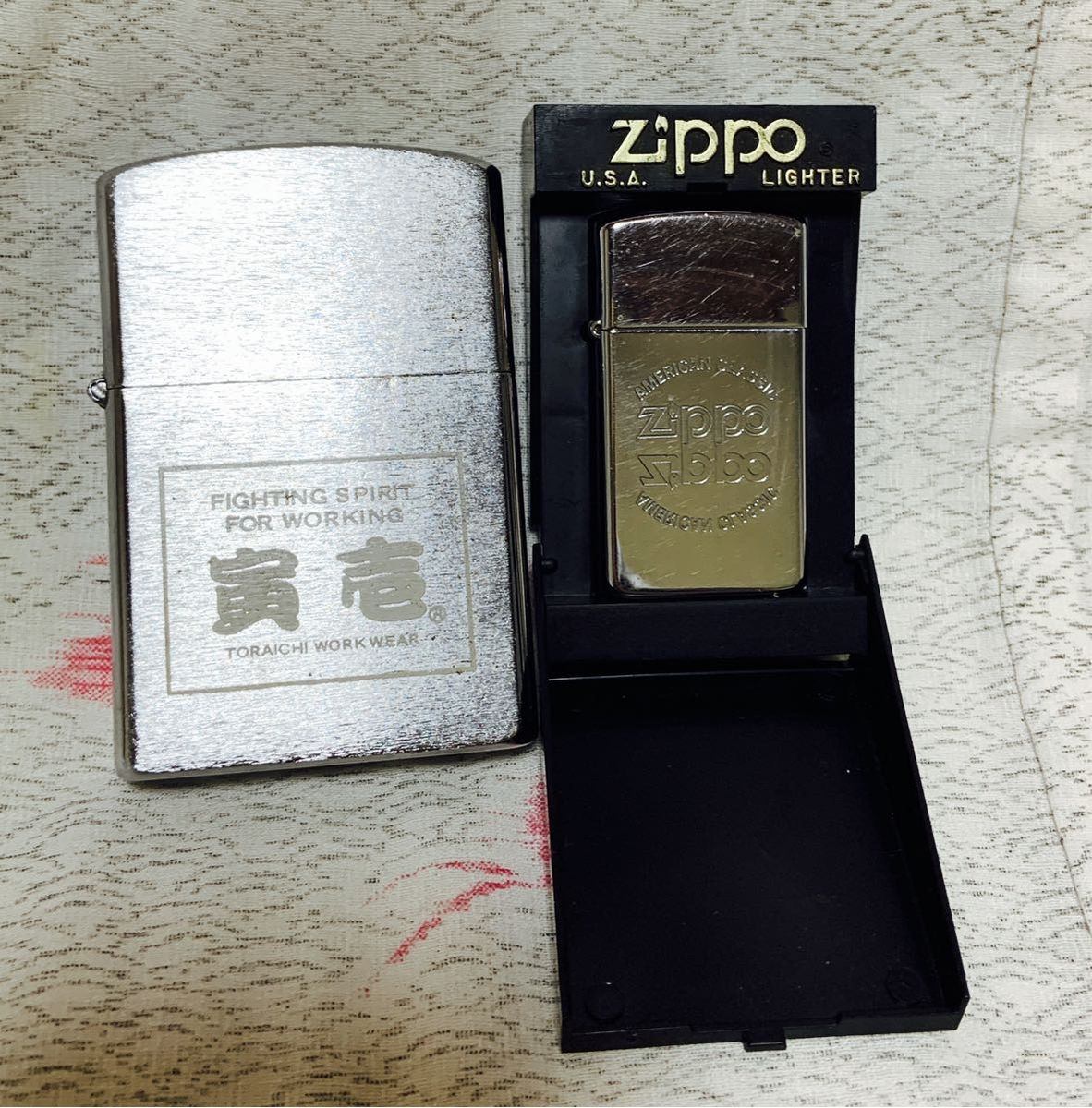 ZIPPO)ジッポライター(レアな寅壱) 2個セット|PayPayフリマ