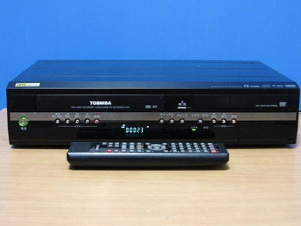 【メーカー再生品】 東芝★良品 メンテ済 動作良好★簡単ダビング VHS+DVDレコーダー★リモコン&CD取説付★D-VR7 一般 【メーカー再生品】 東芝★良品 メンテ済 動作良好★簡単ダビング VHS+DVDレコーダー★リモコン&CD取説付★D-VR7 一般