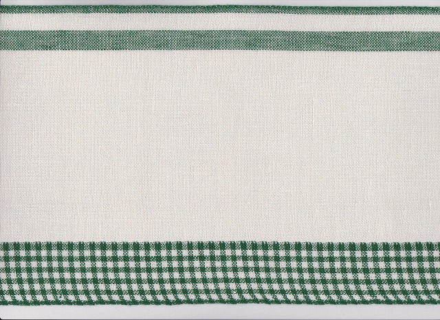  Германия V&H.... ткань linen частота linen лента ширина 20 см проверка зеленый Cross стежок 