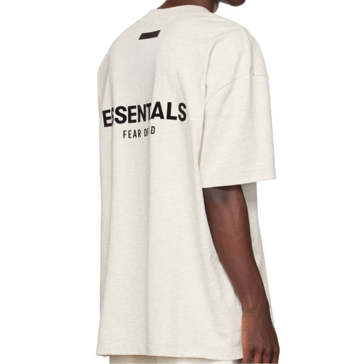 新入荷 Tシャツ Logo Essentials 【XXS】ライトオートミール グレー