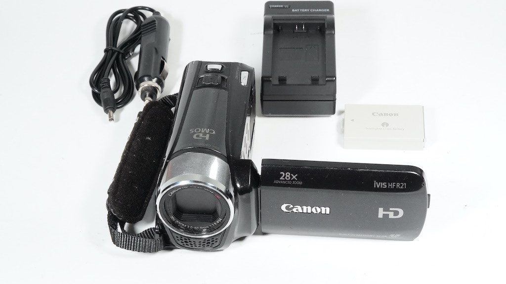 Canon キャノン iVIS HF R21 ブラック 動作OK 1週間保証 /9070