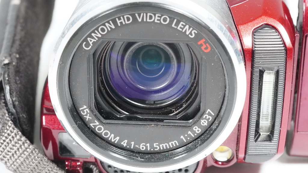 Canon キャノン iVIS HF M31 レッド 動作OK 1週間保証 /9071_画像3