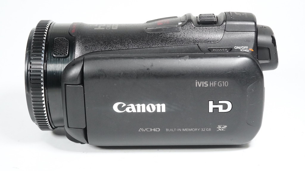 Canon キャノン iVIS HF G10 ブラック 動作OK 1週間保証 /9094　Kenko Zeta UV 58mm 保護プロテクター付き_画像6