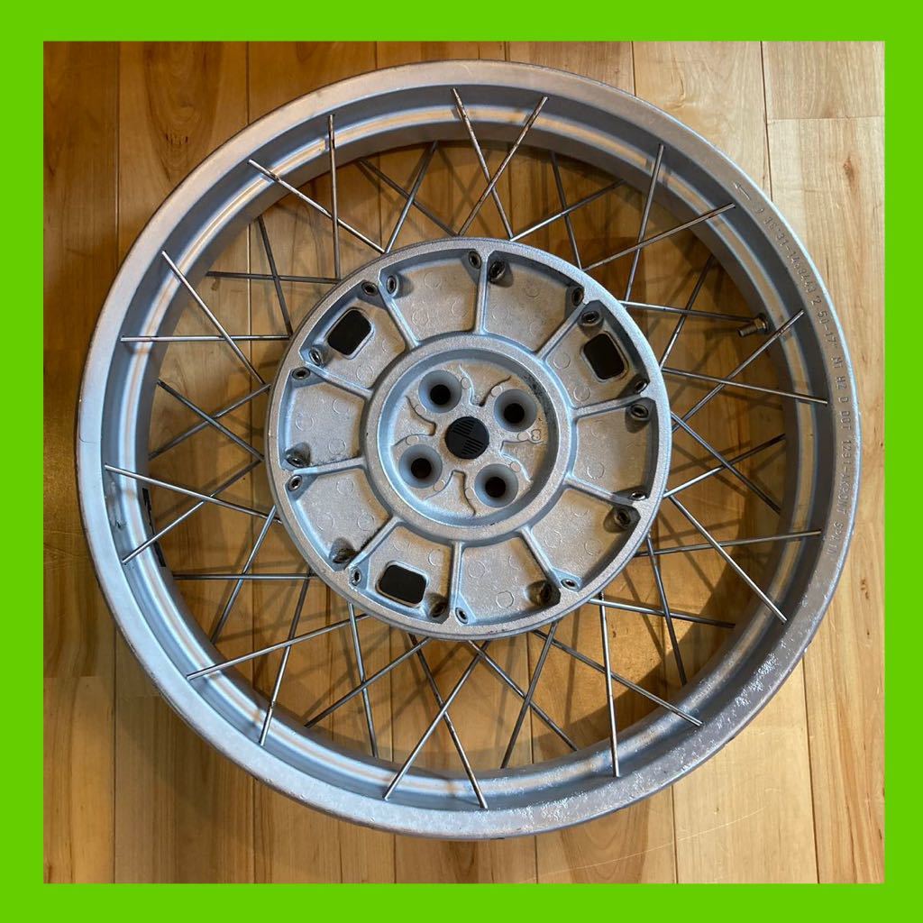 R100GSPD リアホイール 2.5x17'' 美品 実動走行車両より取外 R80GSPD パリダカ BMW R100R91 R80R91 mystik 2.50-17 17インチ