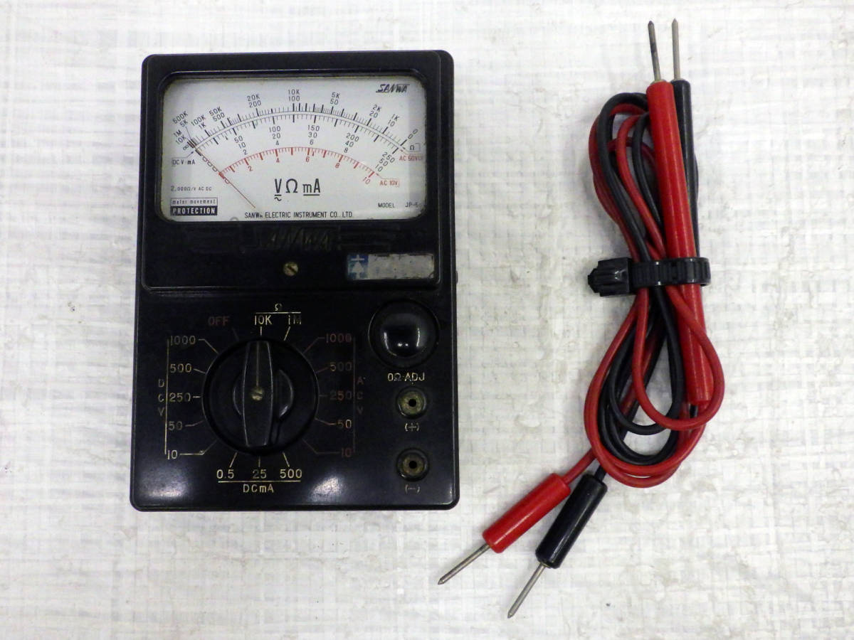 JP-50 テスター 三和電気計器 meter movement PROTECTION の画像1