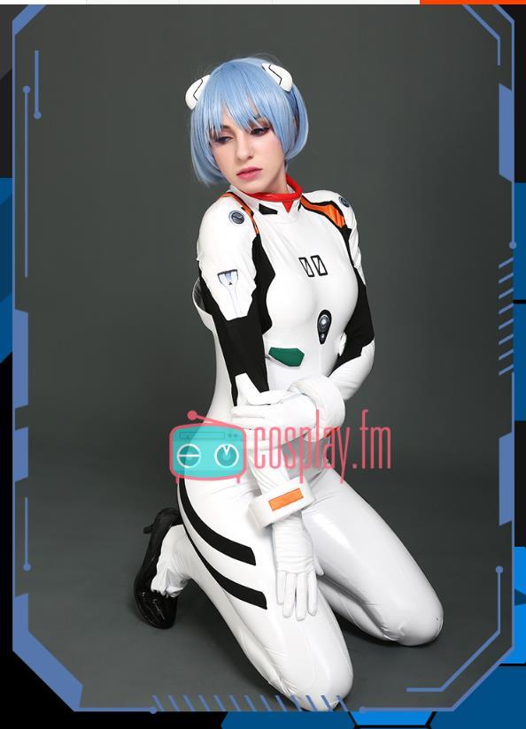  модифицировано версия оригинал фотосъемка Ayanami Rei штекер костюм костюмы + украшение для волос Neon Genesis Evangelion TV версия PU кожа способ способ ( парик обувь продается отдельно )