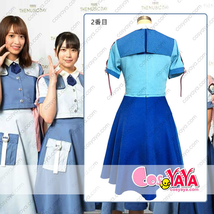 nanokeaine日向坂46 2ndシングル「ドレミソラシド」MV衣装 コスプレ 制服 日向坂コスプレ衣装風(ウィッグ 靴別売り)_画像7