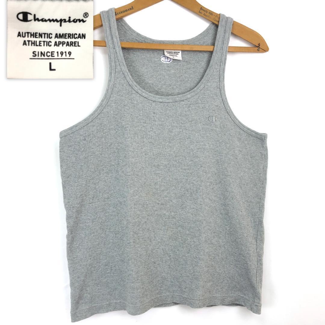 [GF61] Tank Top Champion Waffle Grey