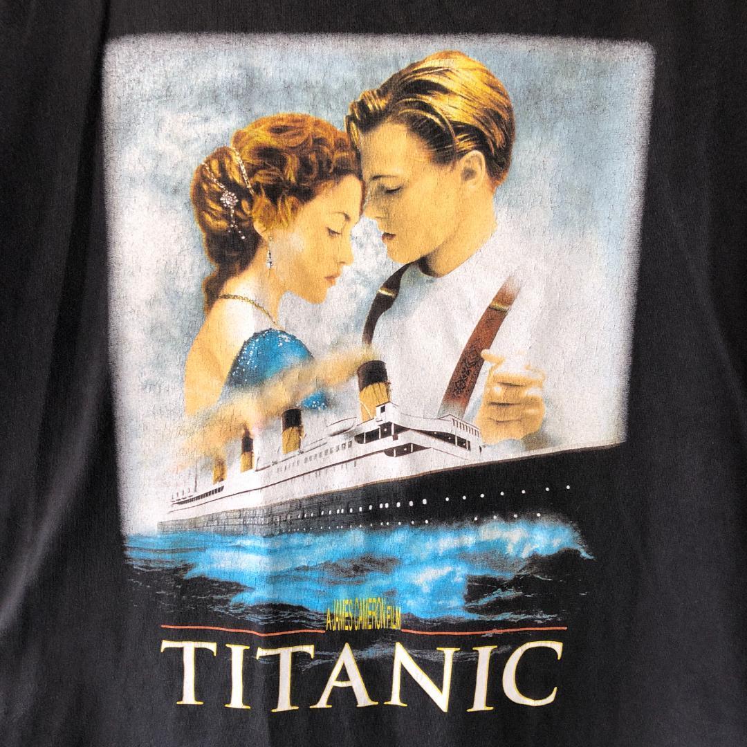DF22】映画 ムービーT タイタニック ヴィンテージ Tシャツ 1998年 DF22】映画 ムービーT タイタニック ヴィンテージ Tシャツ 1998年