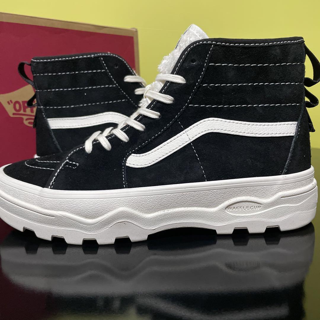 27.5cm ★ 新品 VANS SENTRY SK8-HI WC セントリースケートハイ スウェード スニーカー バンズ ヴァンズ スエード ボア 黒 32659-0001_画像2