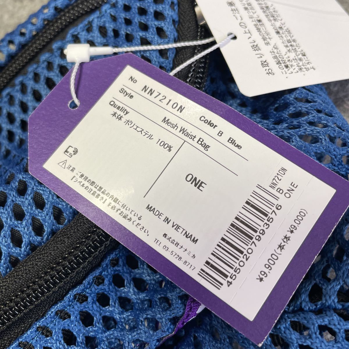 新品 ★ ノースフェイス パープルレーベル メッシュ ウエスト ボディー バッグ ショルダー THE NORTH FACE PURPLE LABEL NN7210N_画像7