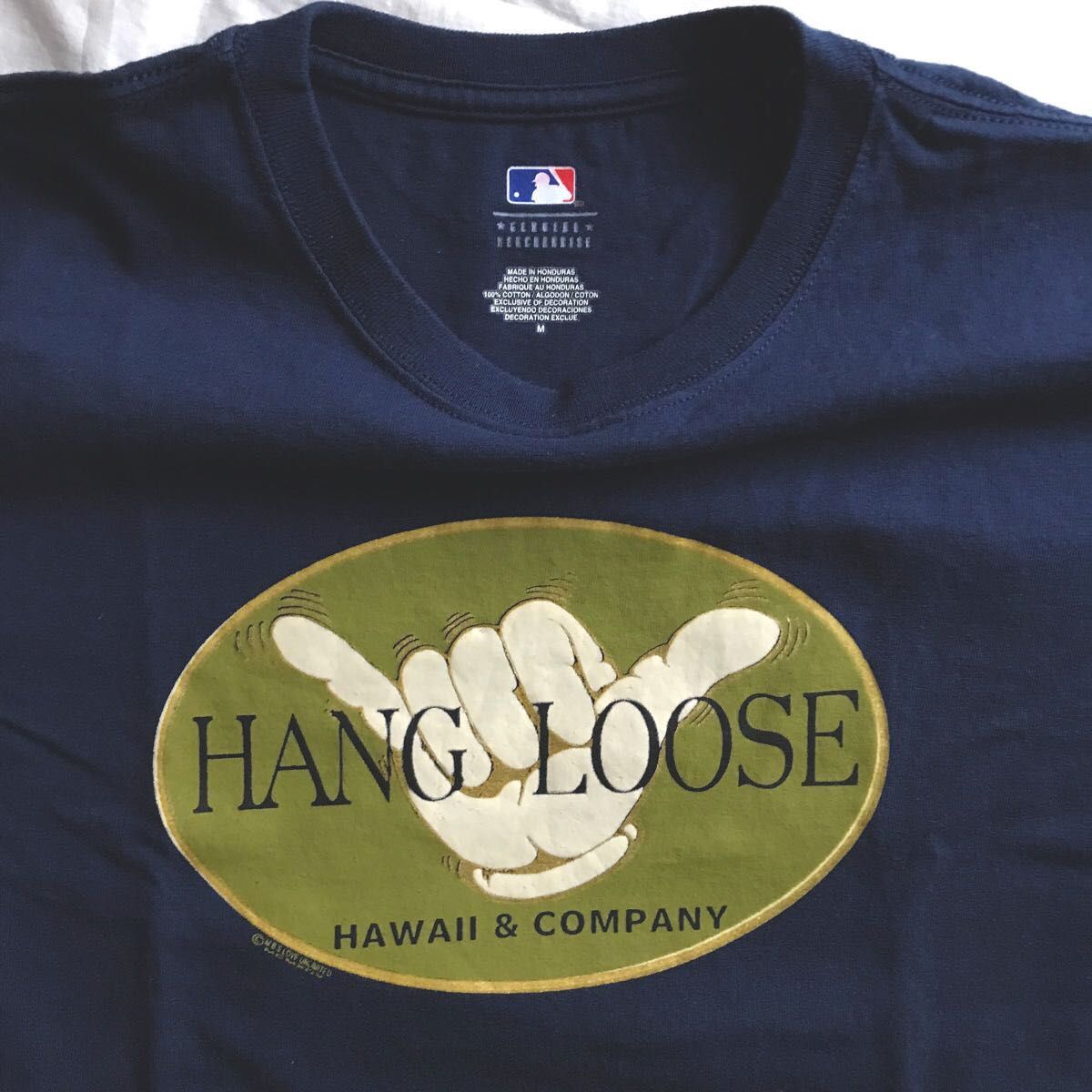 HAWAII (HANG LOOSE)メンズTシャツ(M)大きめサイズ(最終お値下げ)