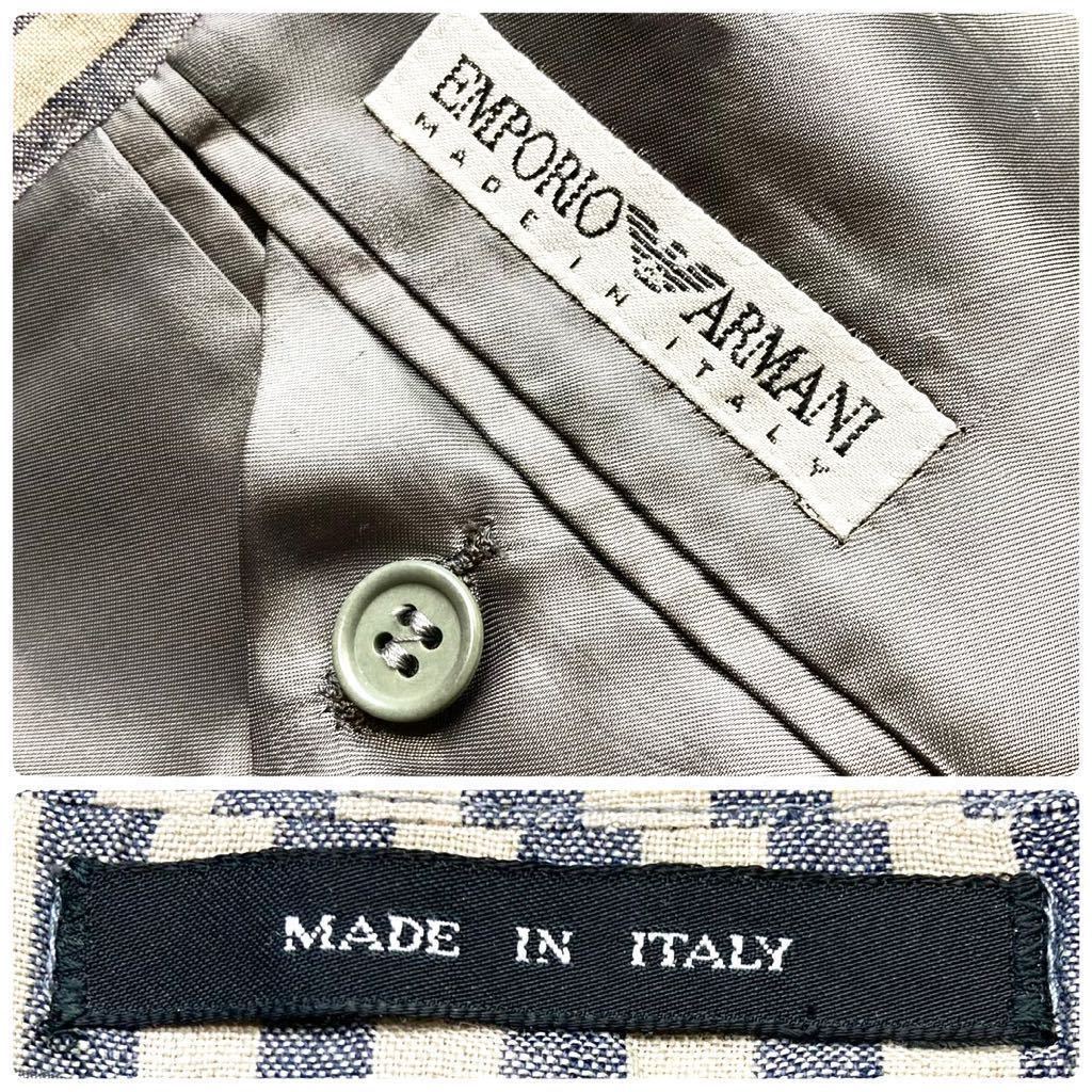 美品】幻☆極稀少XL相当!! アルマーニ EMPORIO ARMANI☆ストライプ