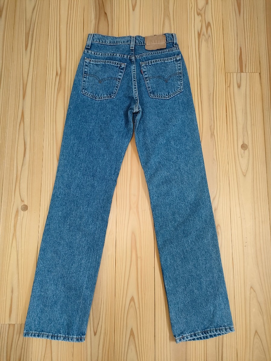 【送料☆520円】USA製 90s ヴィンテージ Levi's リーバイス 520-0217 デニム パンツ ジーンズ ストレート 94年製 W28/L34/刻印525/_画像1