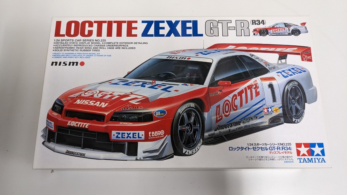 1/24 タミヤ ロックタイト ゼクセル ニスモGT-R (R34)新品