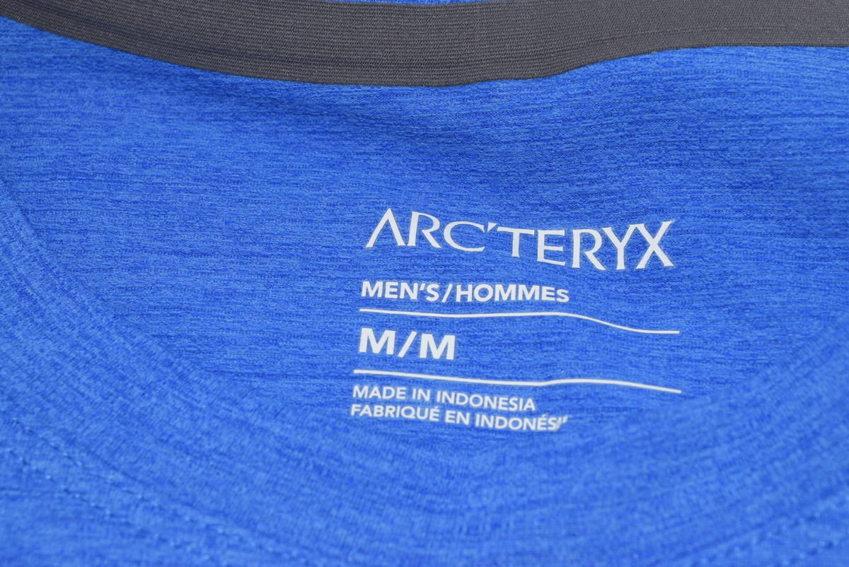 ☆新品未使用☆アークテリクス ARC’TERYX 長袖 Tシャツ CORMAC CREW LS☆29124☆ブルー☆Mサイズ 肩幅45㎝ 身幅57㎝ 着丈69㎝ 袖丈67㎝_画像5