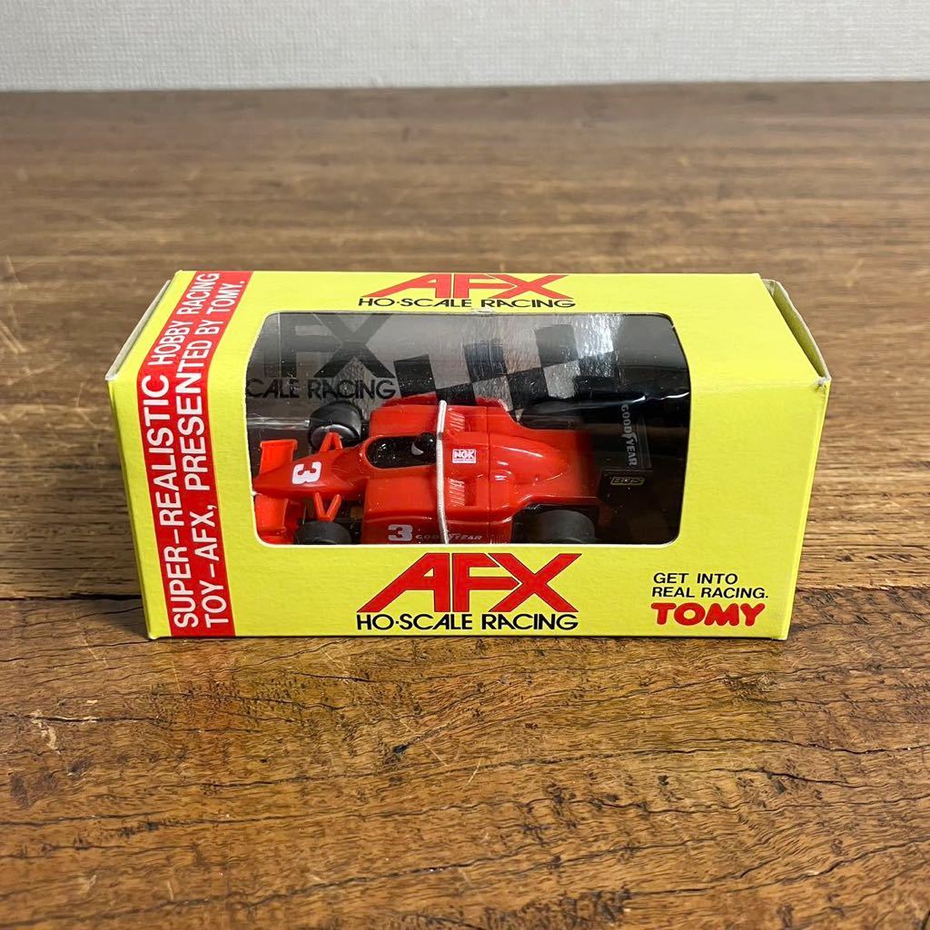 貴重 AFX スロットカー 0025 フェラーリ F-1 箱入り TOMY HOスケール ミニカー 昭和レトロ トミー ジャンク Ferrari