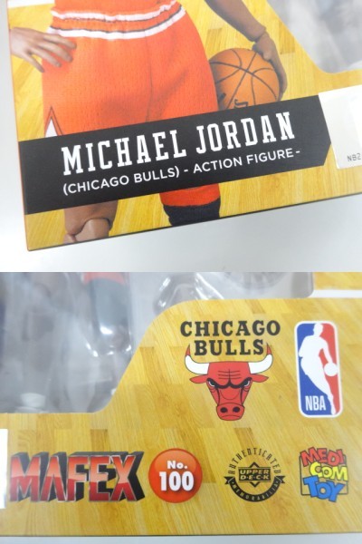  новый товар нераспечатанный MEDICOM TOYmeti com игрушка MAFEX No.100 MICHAEL JORDAN CHICAGO BULLS Michael Jordan фигурка NBA 6 дюймовый 