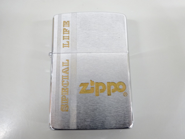 新品 未使用品 1987年製 ZIPPO SPECIAL LIFE ジッポ スペシャルライフ オイル ライター 銀 シルバー ヴィンテージ 喫煙 USAの画像2