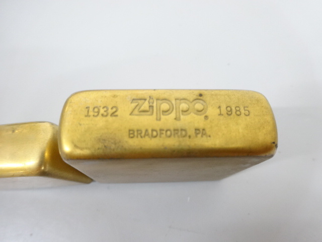 着火確認済み ZIPPO ジッポ SOLID BRASS COMMEMORATIVE 1932