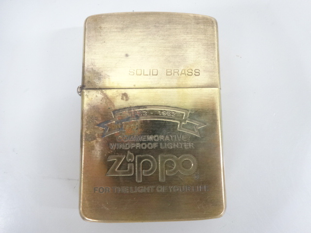 着火確認済み ZIPPO ジッポ SOLID BRASS COMMEMORATIVE 1932
