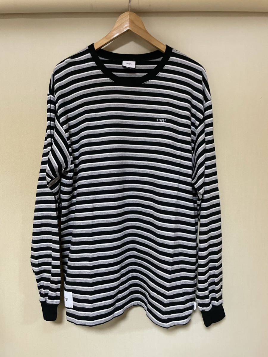 WTAPS VASQUE LS TEE BORDER ダブルタップス バスク ボーダー