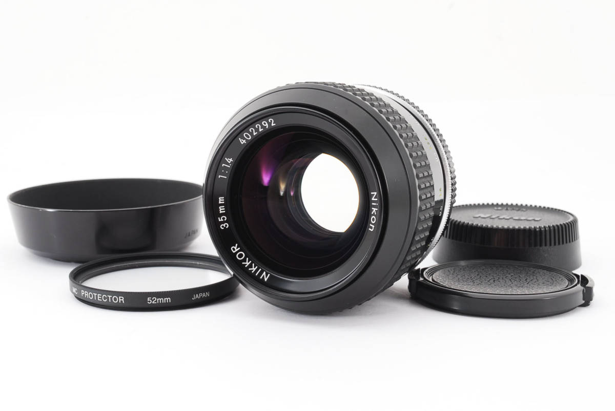 Nikon ニコンAi Nikkor 35mm F1.4 Fマウント送料無料♪ #1926417