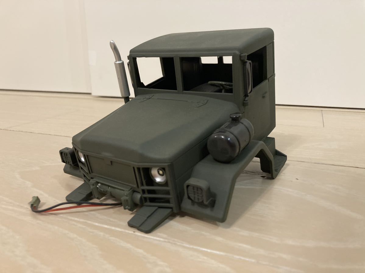 ラジコンカー 軍用トラック  16 オフロード LEDヘッドライト 4WD