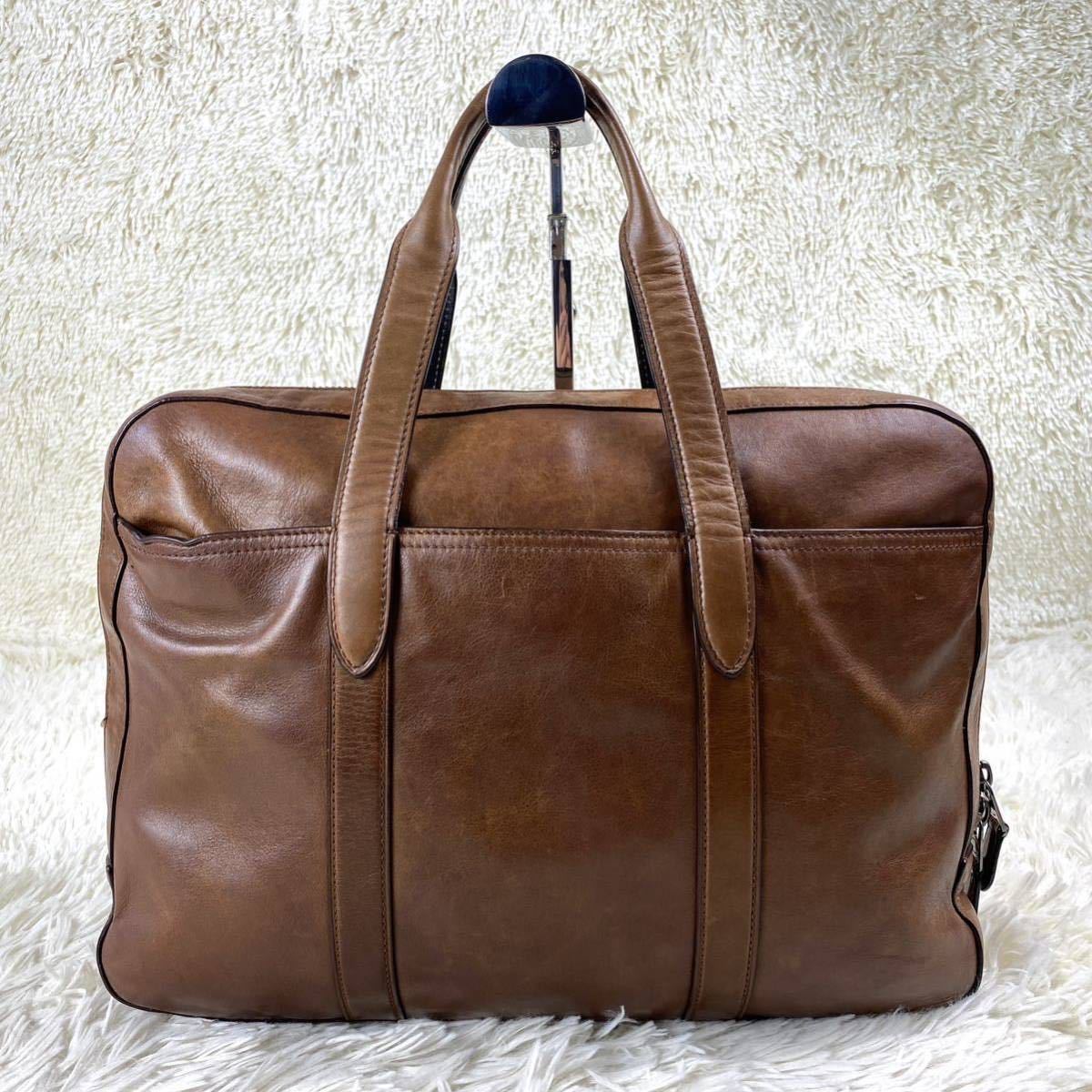 1円【高級品】COACH コーチ 2way ビジネスバッグ トートバッグ