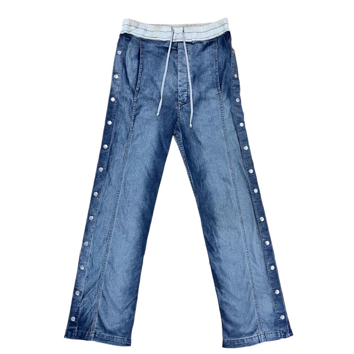 RICKOWENS 2019SS BABEL PUSHER DENIM PANTS リックオウエンス RICKOWENS 2019SS BABEL PUSHER DENIM PANTS リックオウエンス