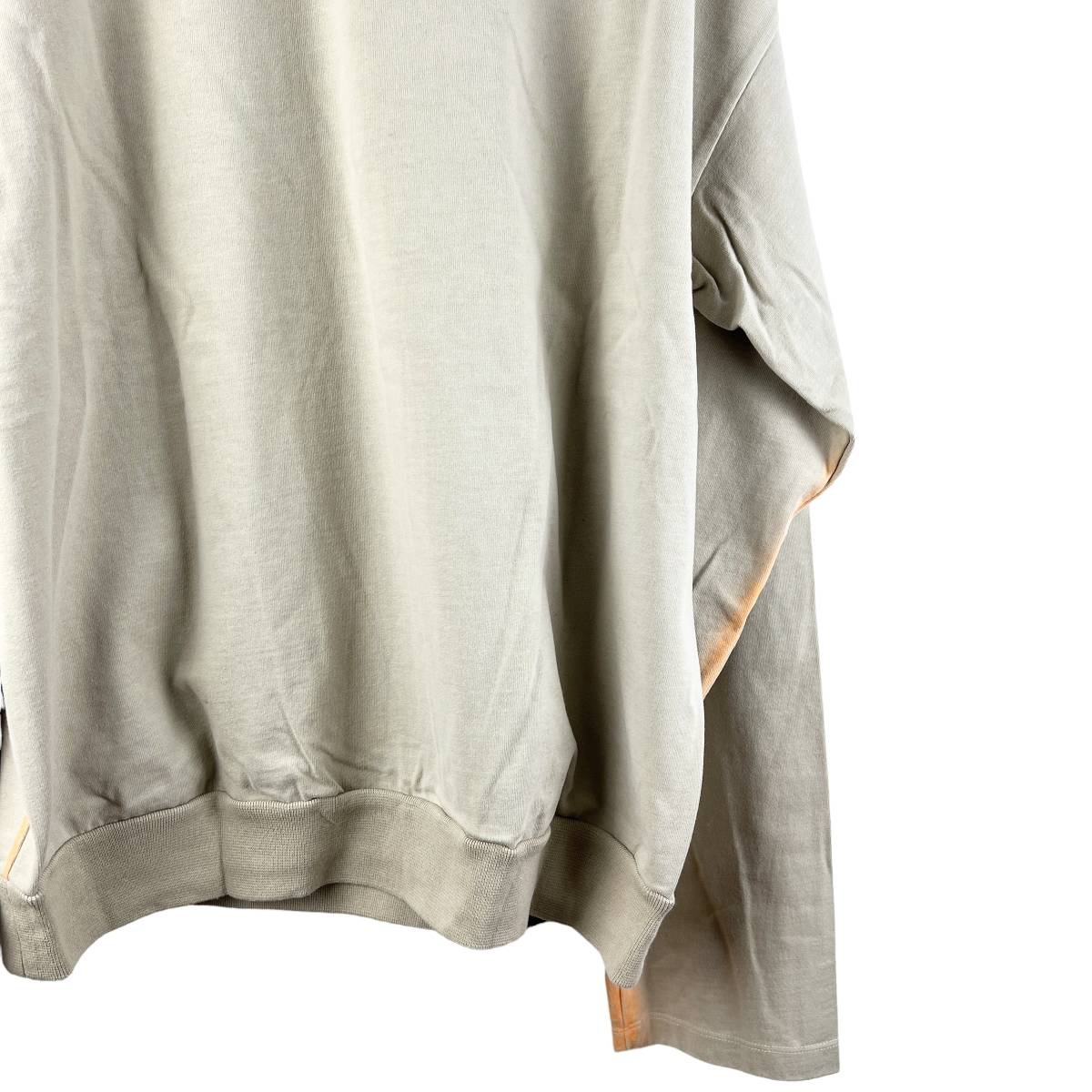 Maison Margiela (メゾン マルジェラ) Longsleeve Orange Spray T Shirt (beige)_画像8