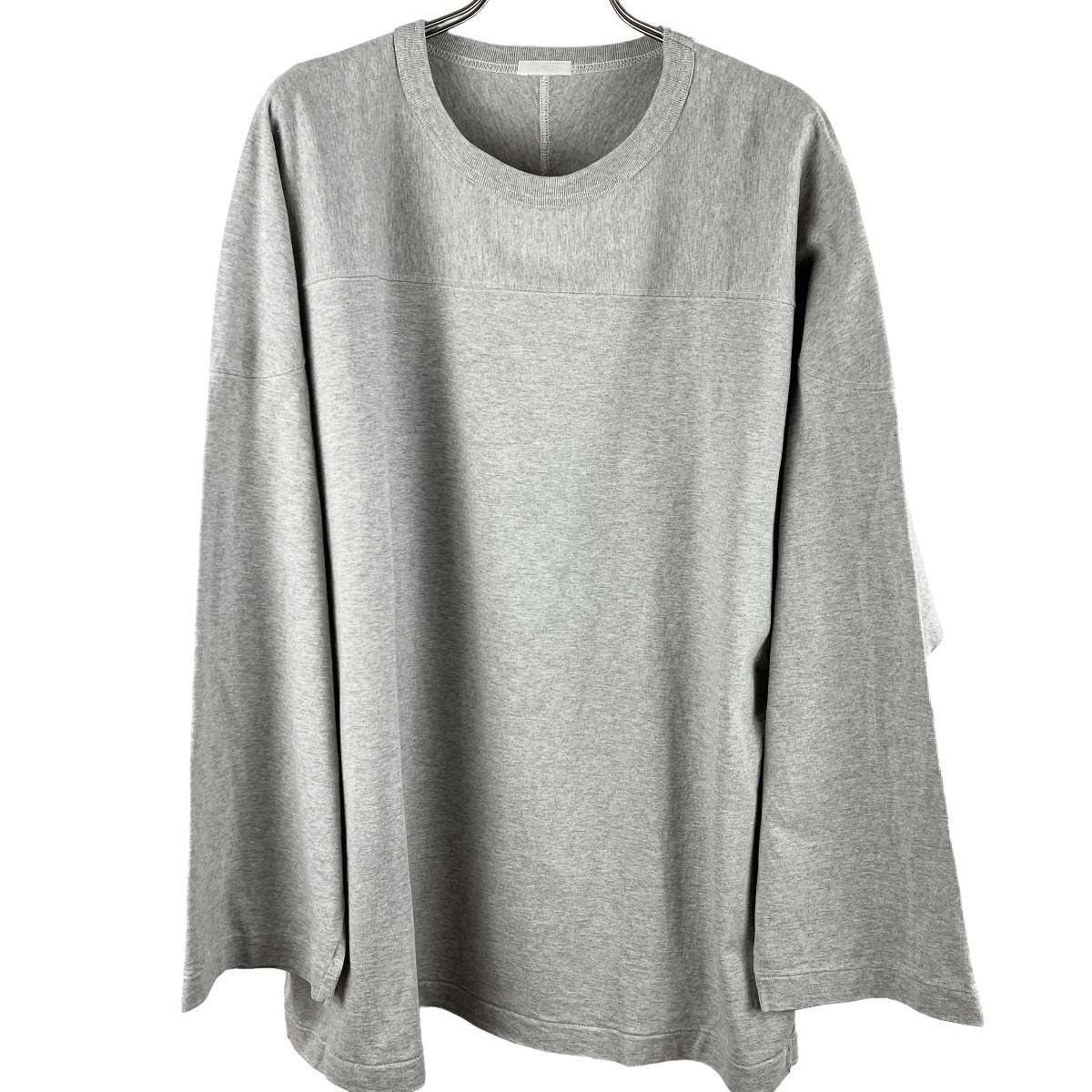 COMOLI(コモリ) Longsleeve Loose Size T Shirt (grey)