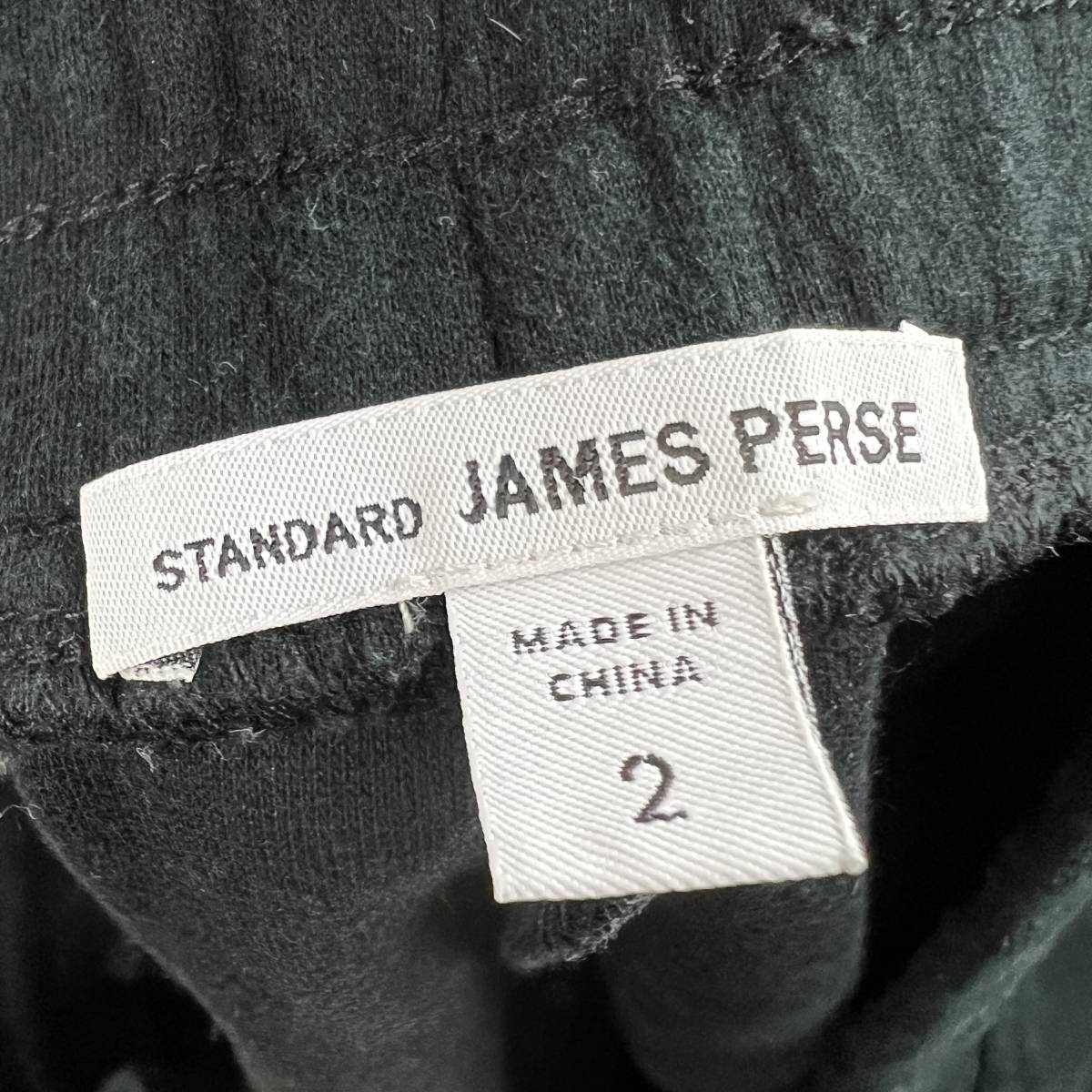 JAMESPERSE(ジェームスパース) Flannel Feeling Short Pants (black)