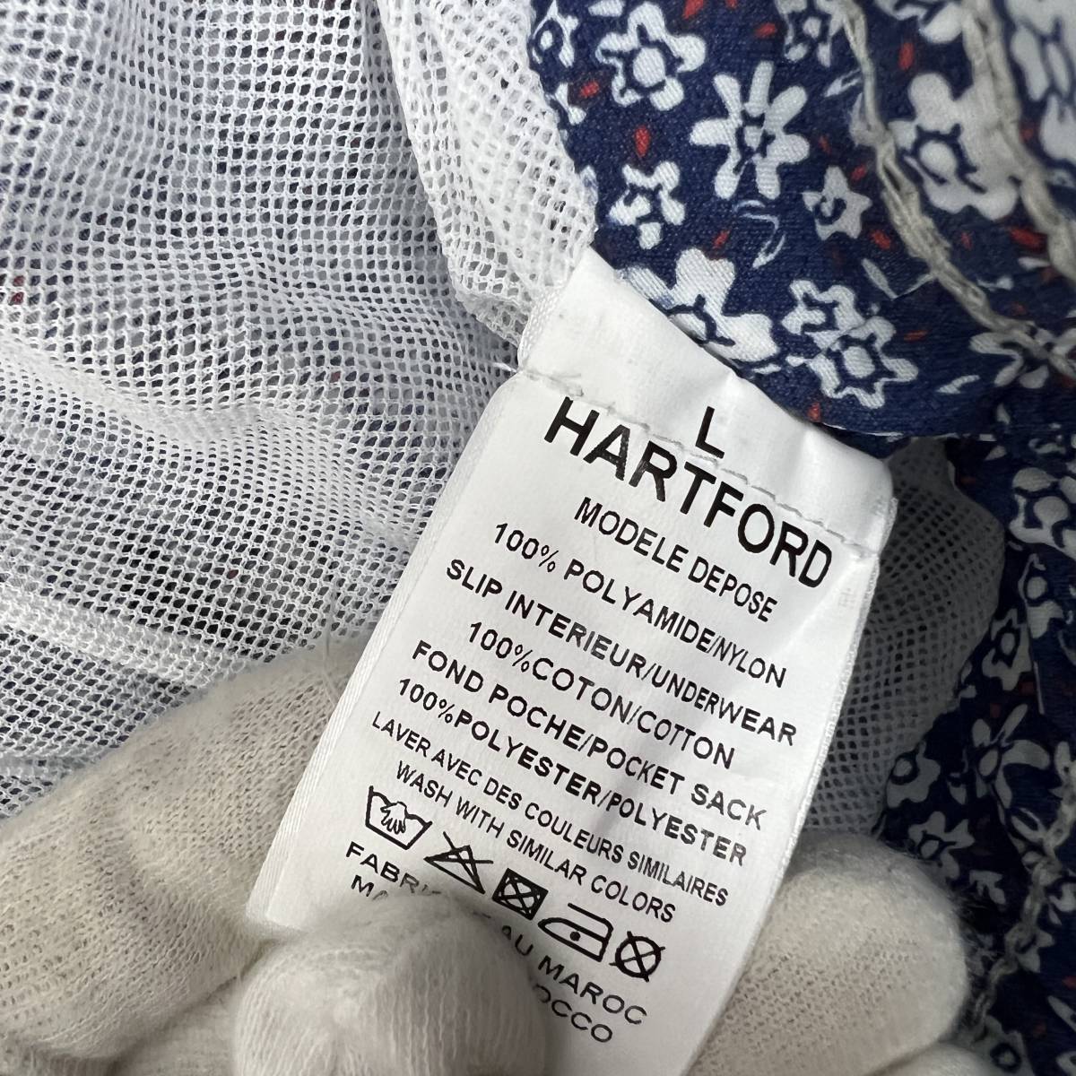 【30％OFF】Hartford(ハートフォード) Floral Pattern Short Pants (blue)_画像8
