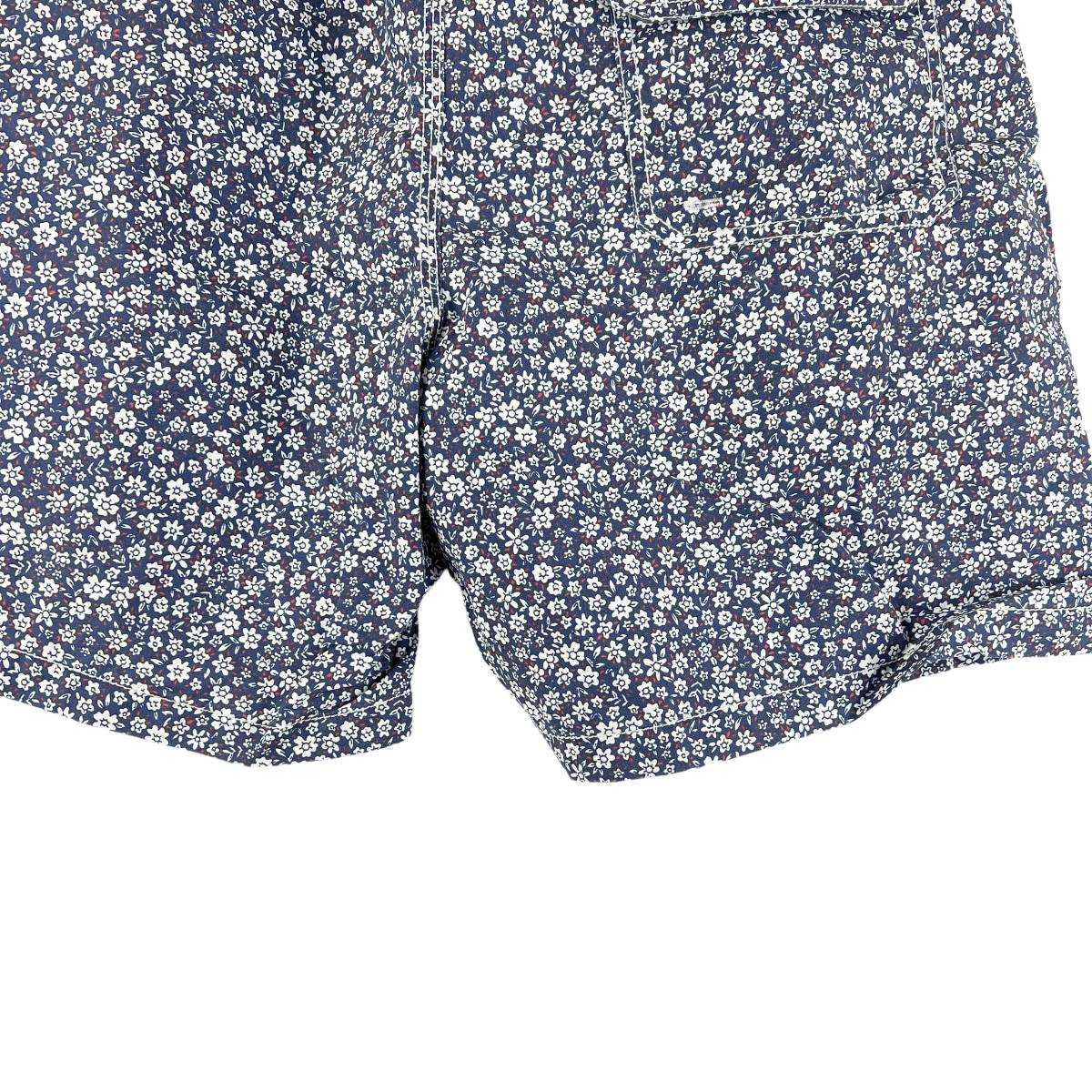 【30％OFF】Hartford(ハートフォード) Floral Pattern Short Pants (blue)_画像7