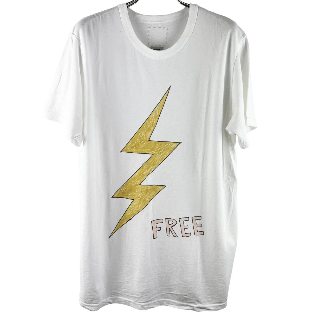 30%OFF】VISVIM(ビズビム) Thunder Drawing T Shirt (white 30%OFF】VISVIM(ビズビム) Thunder Drawing T Shirt (white