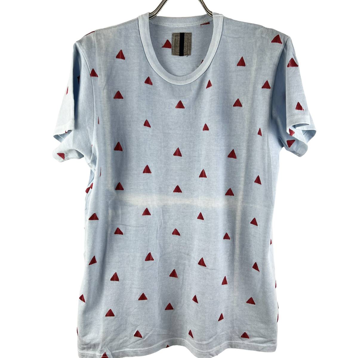 VISVIM(ビズビム) Triangle Whole Pattern T Shirt (blue)