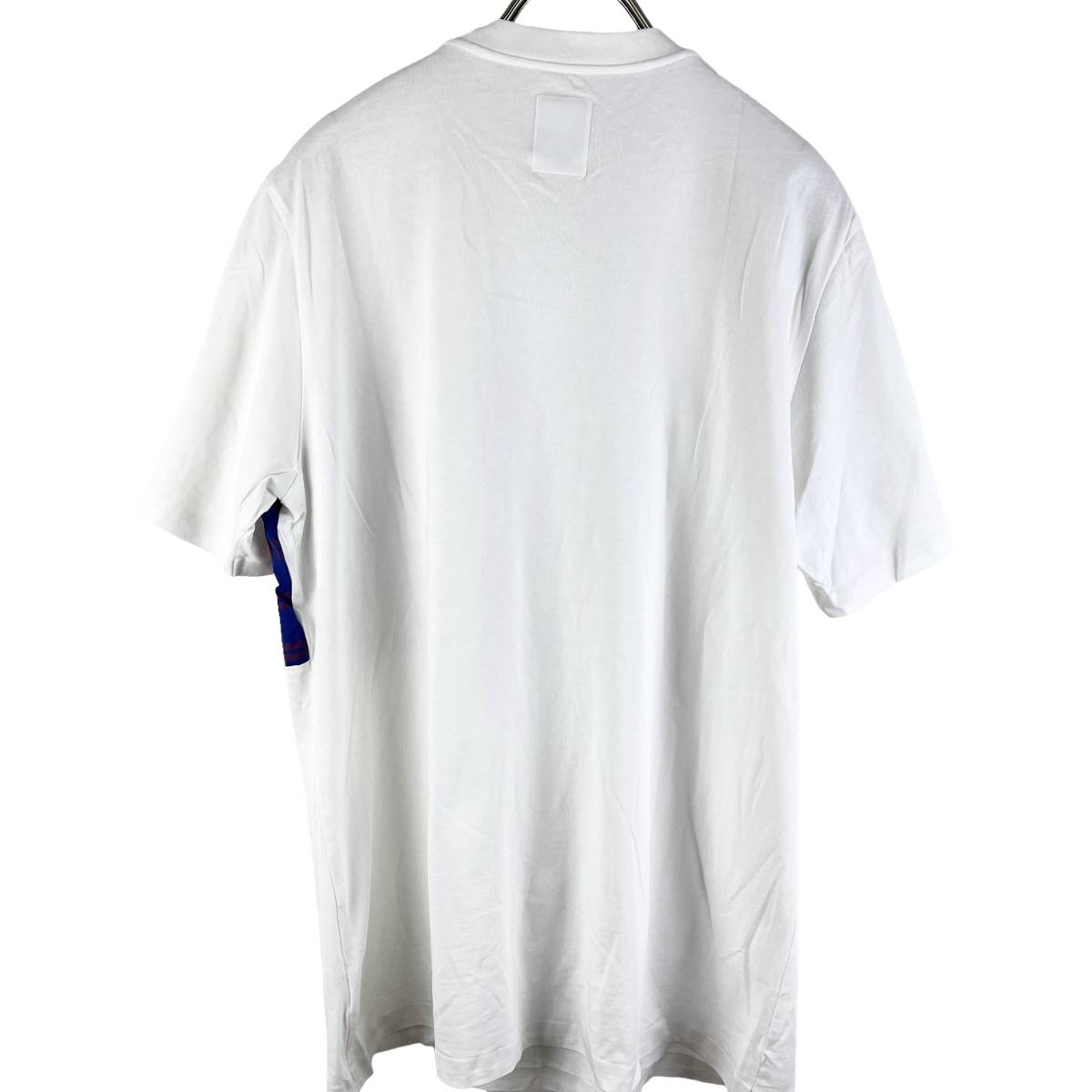 OAMC(オーエーエムシー) Bottom Sleeve Check Pattern T Shirt (white