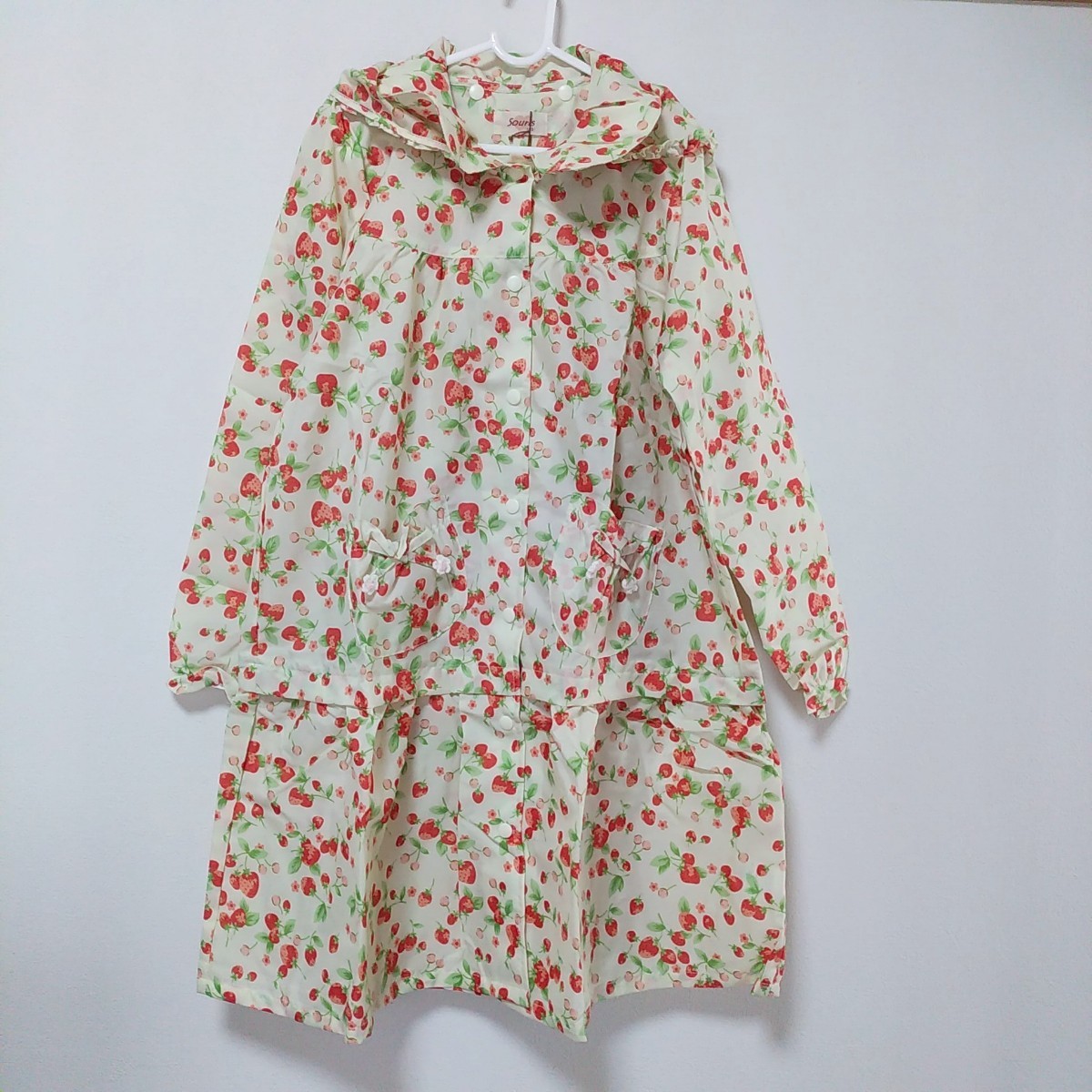 [ new goods ]souris( Thule ) strawberry sa Clan bo raincoat 140 Kappa rainwear 